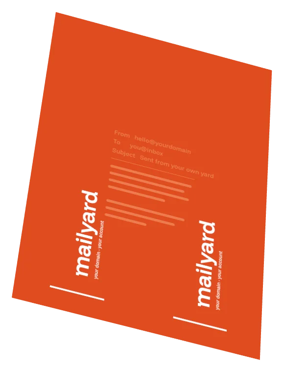 The letter unfolded flat, its email lines faintly printed on the sheet.
